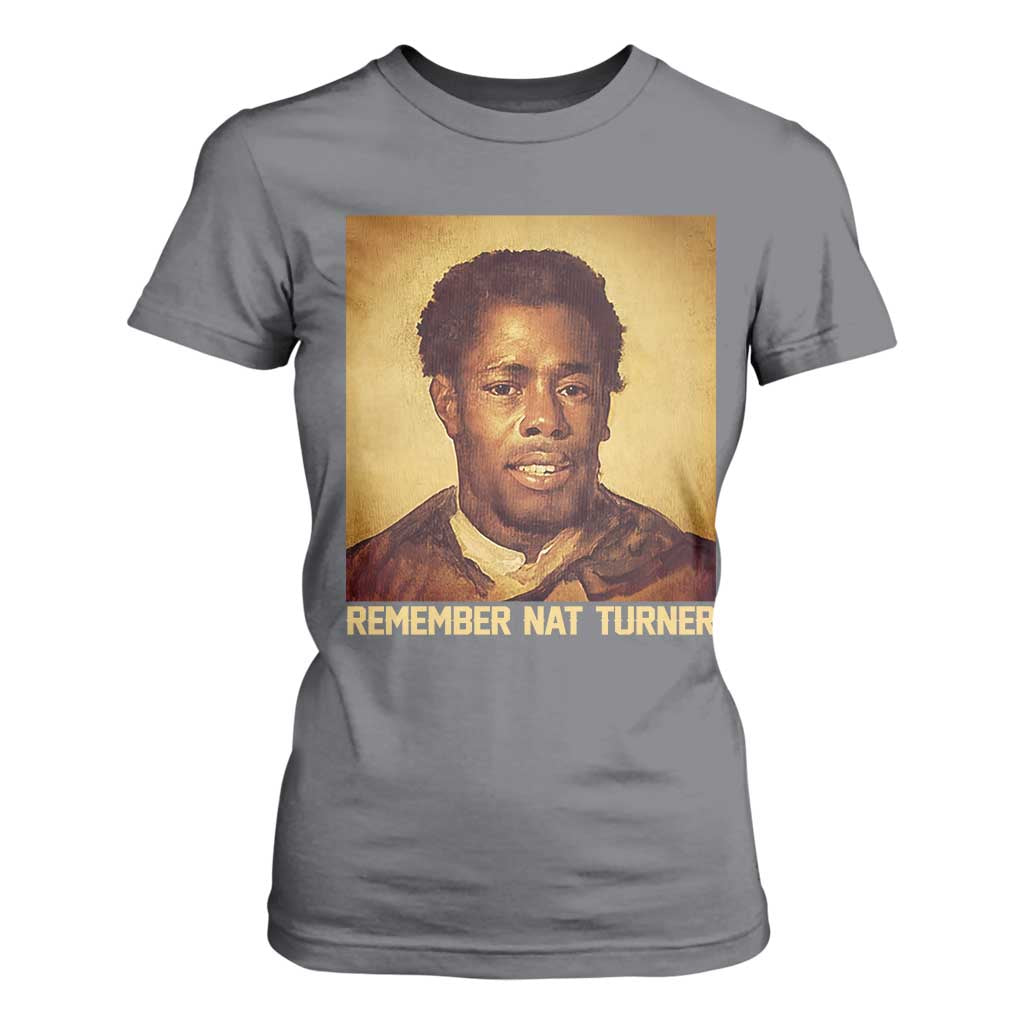 Nat Turner T Shirt For Women Black History Month