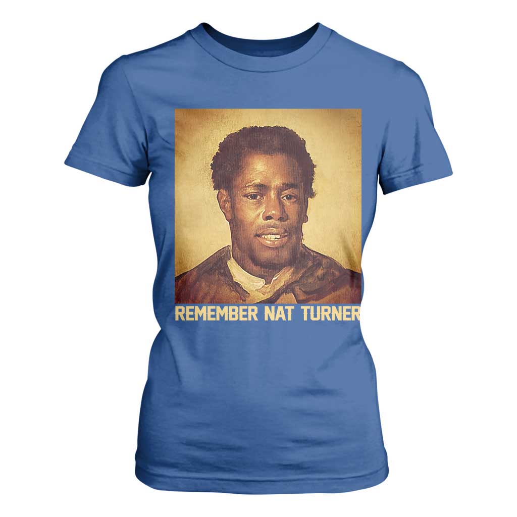 Nat Turner T Shirt For Women Black History Month