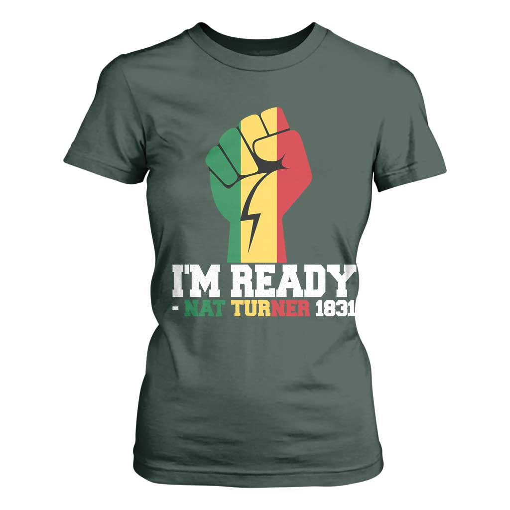 Nat Turner Quote T Shirt For Women Black History African American