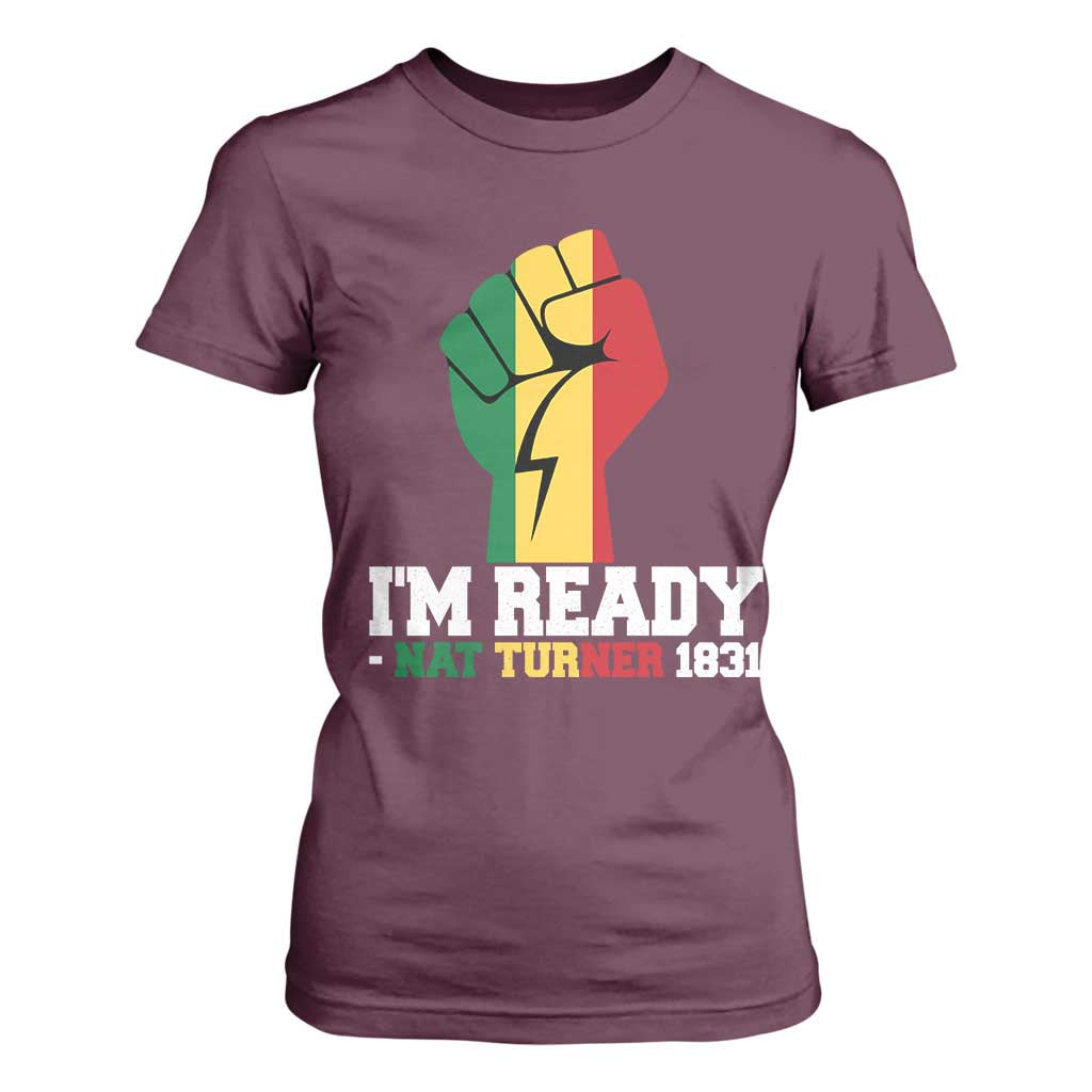Nat Turner Quote T Shirt For Women Black History African American