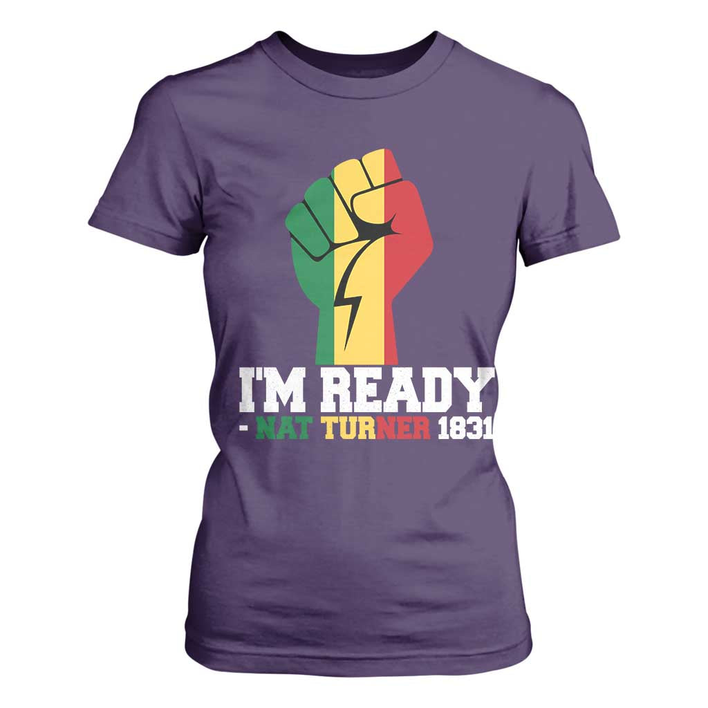Nat Turner Quote T Shirt For Women Black History African American