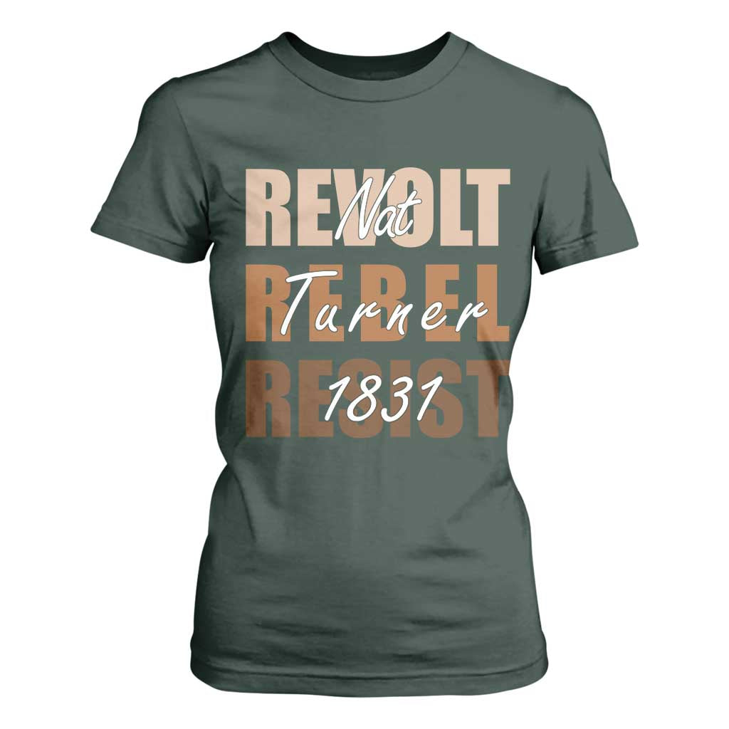 Nat Turner Quote T Shirt For Women Black History Month