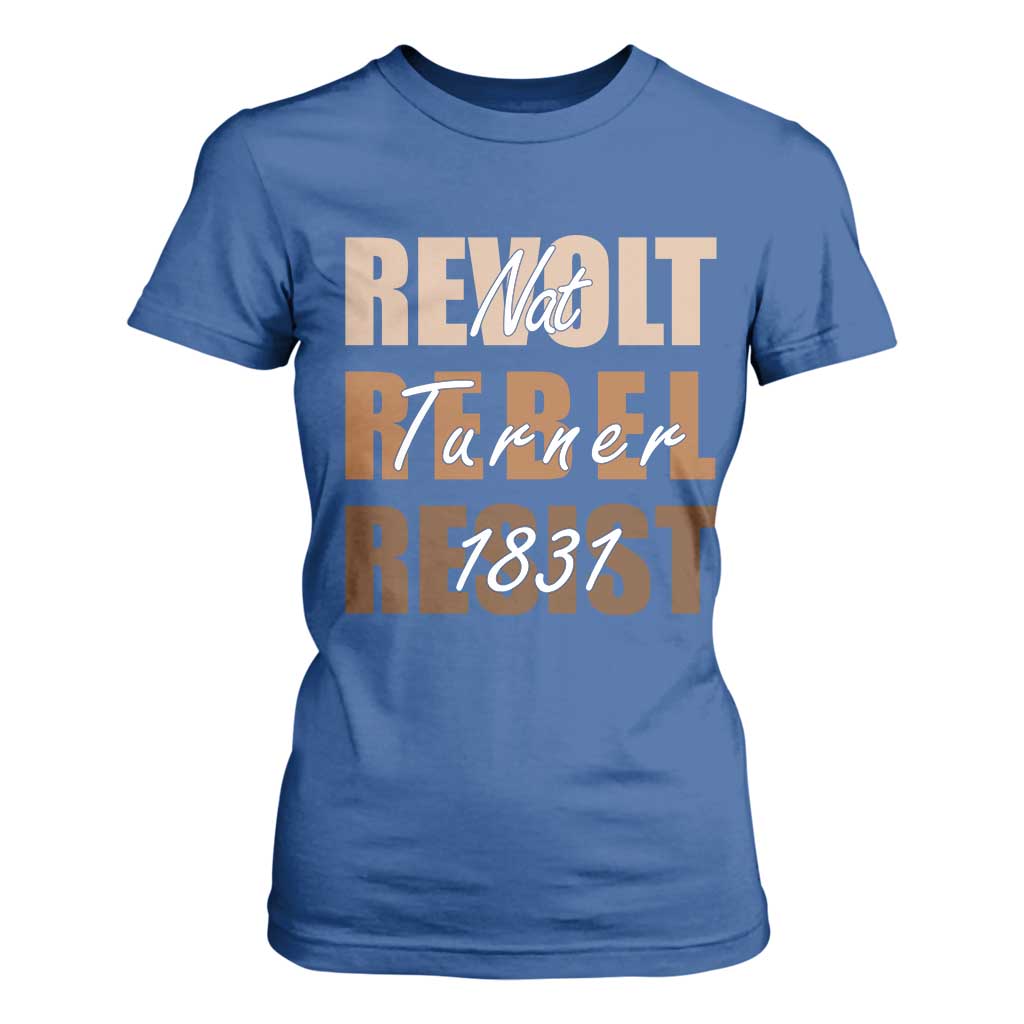 Nat Turner Quote T Shirt For Women Black History Month