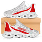 Tunisia 2026 Football Clunky Sneakers Eagles of Carthage Grunge Curve Stylized - African Pride