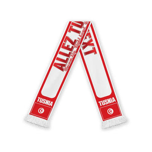 Tunisia 2026 Football Personalized Soccer Scarf Allez Tunisie