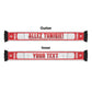 Tunisia 2026 Football Personalized Soccer Scarf Allez Tunisie