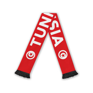 Tunisia Football 2026 Soccer Scarf Flag Style