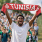 Tunisia Football 2026 Soccer Scarf Flag Style