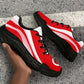 Tunisia Football Chunky Sneakers Flag-Inspired Curve Style