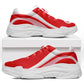 Tunisia Football Chunky Sneakers Flag-Inspired Curve Style