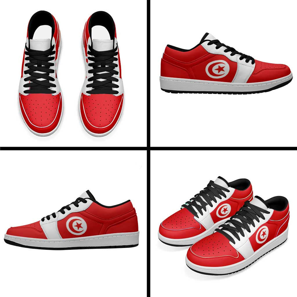 Tunisia Low Sneakers Classic National Flag Style - African Pride