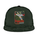 Tuskegee Airmen Camo Moss Green Snapback Cap 332nd Spit Fire - African Pride