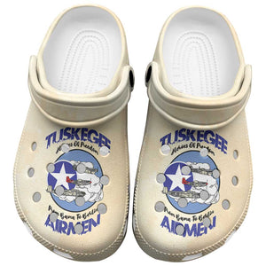 Tuskegee Airmen Red Tails Clogs Shoes Heroes Of Freedom Retro Style - African Pride