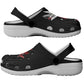 Tuskegee Airmen Red Tails Legacy Clogs Shoes African American Pilots - Black - African Pride