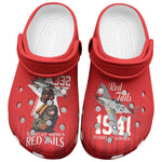 Tuskegee Airmen Red Tails Legacy Clogs Shoes African American Pilots - Red - African Pride