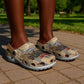Tuskegee Airmen  Red Tails Tribute Clogs Shoes Black History Air Force - African Pride