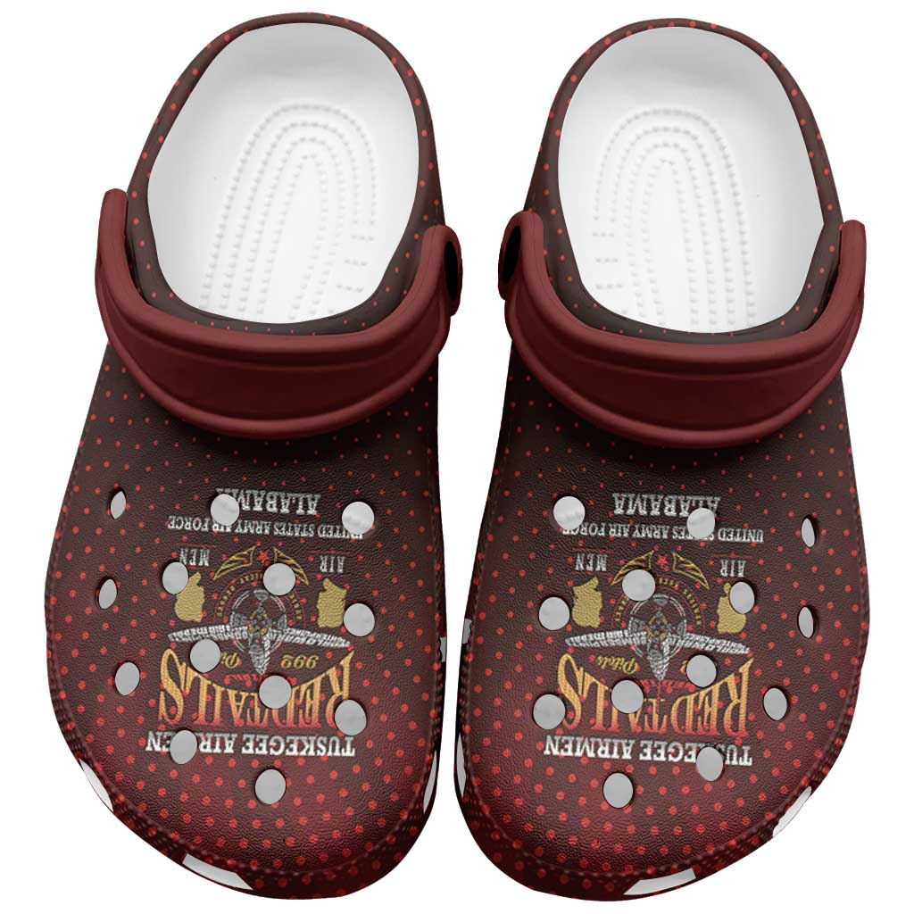 Tuskegee Red Tails Airmen Clogs Shoes WWII Legacy Tribute - African Pride