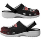 Tuskegee Red Tails Airmen WWII Tribute Clogs Shoes 332nd Fighter Group - Black - African Pride