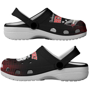 Tuskegee Red Tails Airmen WWII Tribute Clogs Shoes 332nd Fighter Group - Black - African Pride