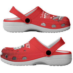 Tuskegee Red Tails Airmen WWII Tribute Clogs Shoes 332nd Fighter Group - Red - African Pride