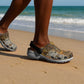 Wild Animal Skins Clogs Shoes African Tribal Pattern - African Pride