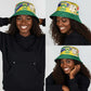World Cricket South Africa Bucket Hat Protea Flower Come On Proteas!