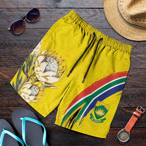 World Cricket South Africa Shorts for Men Protea Flower Come On Proteas!