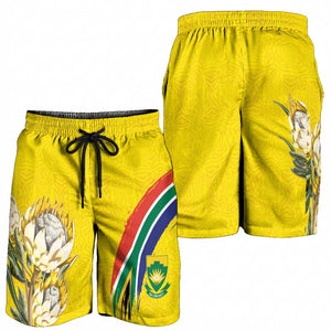 World Cricket South Africa Shorts for Men Protea Flower Come On Proteas!