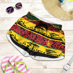 World Cricket Zimbabwe Shorts for Women Zimbabwe Bird Go Chevrons!